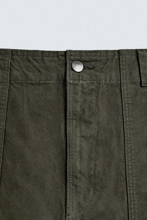 WASHED STRAIGHT-LEG TROUSERS - Image 8