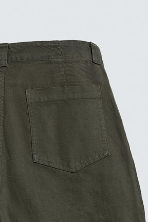 WASHED STRAIGHT-LEG TROUSERS - Image 9