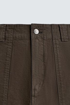 WASHED STRAIGHT-LEG TROUSERS - Image 8
