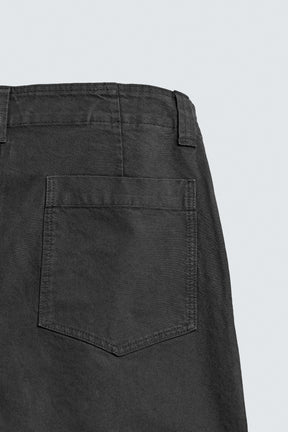WASHED STRAIGHT-LEG TROUSERS - Image 10
