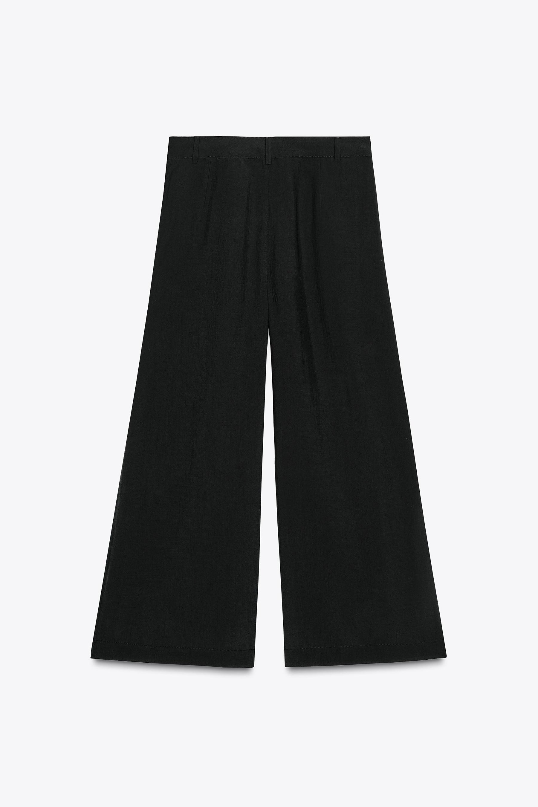 Cropped Darted Trousers