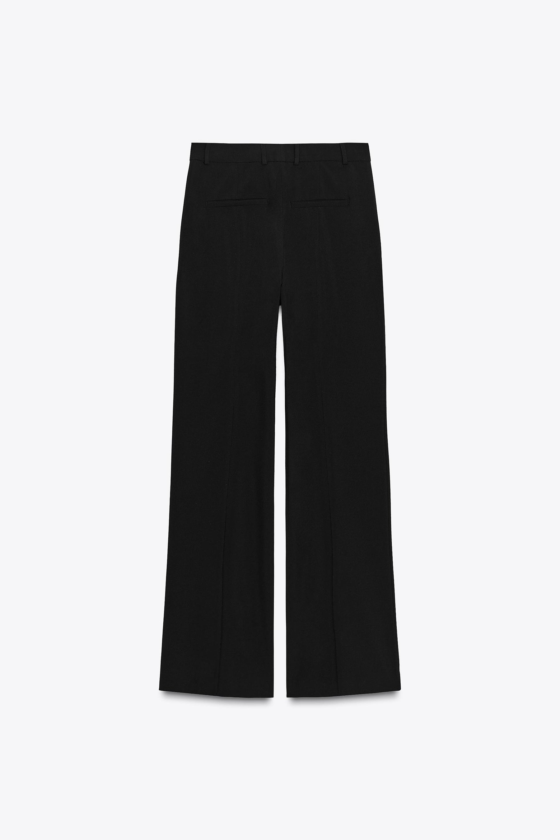 High-Waist Straight Trousers