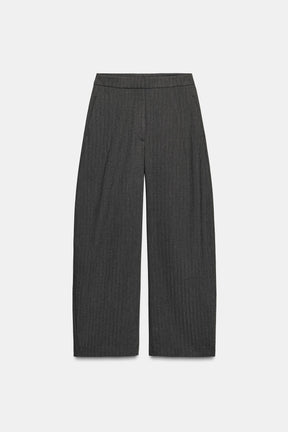 Textured Balloon Trousers