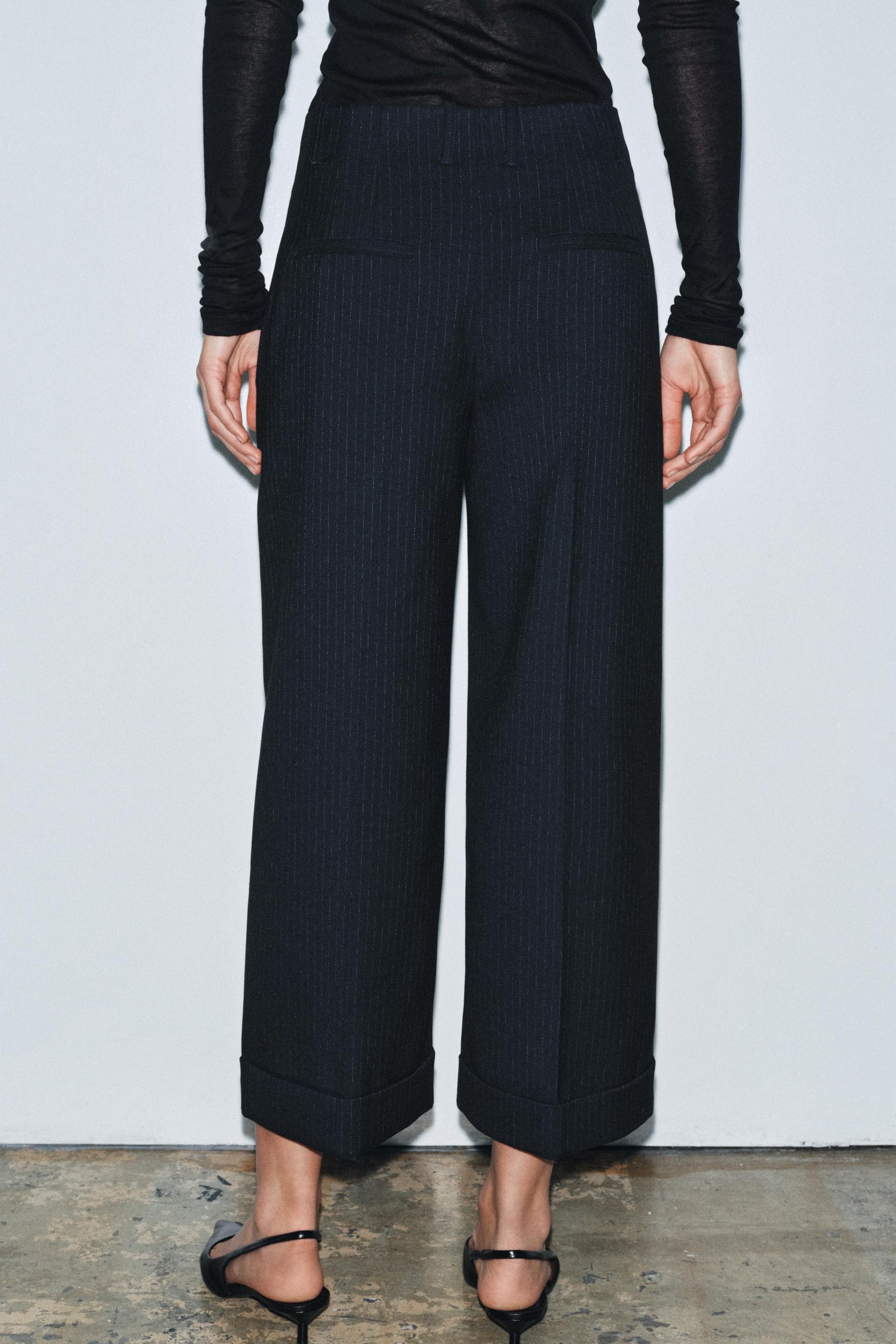 Straight Ankle Trousers