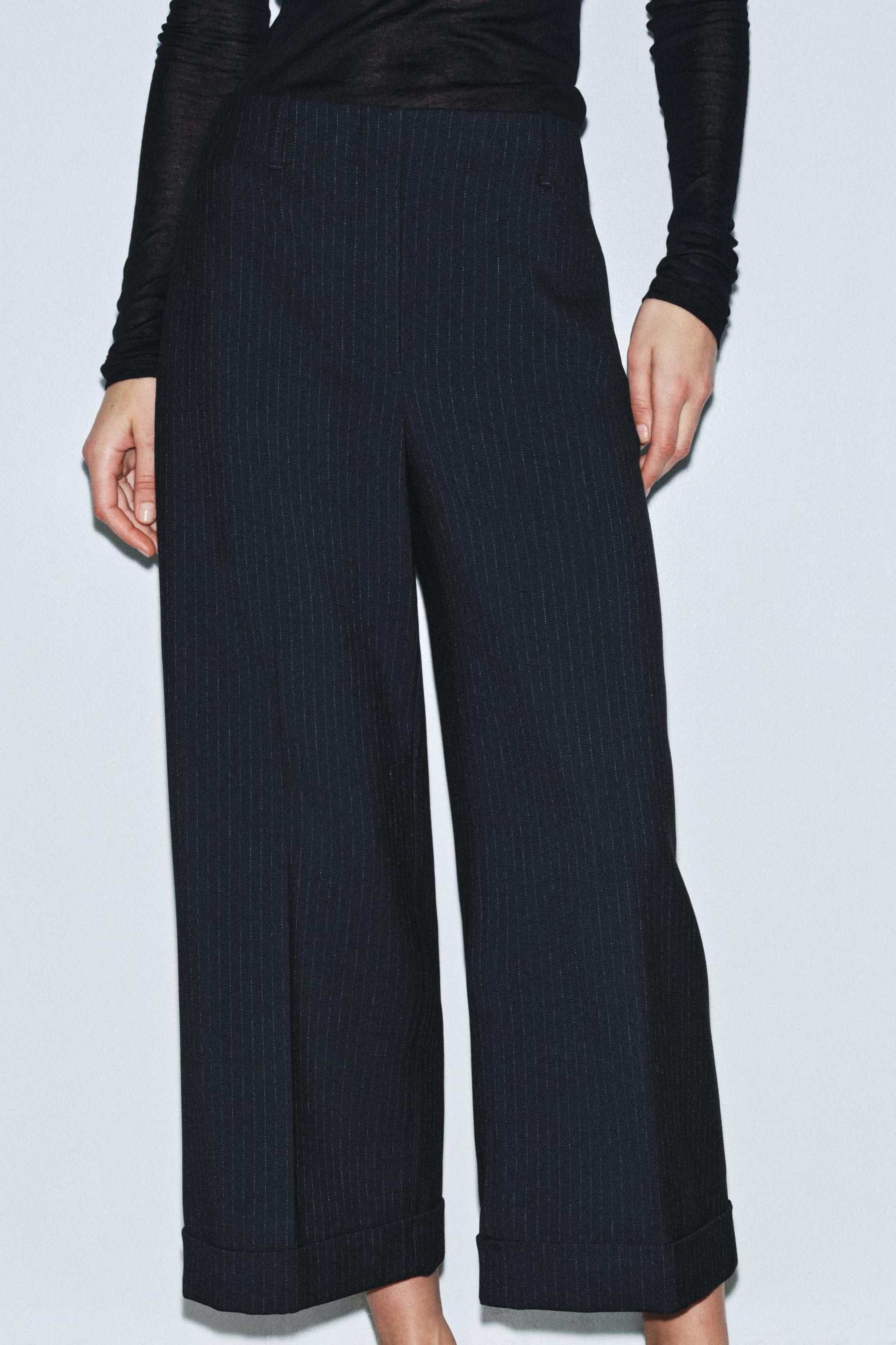 Straight Ankle Trousers