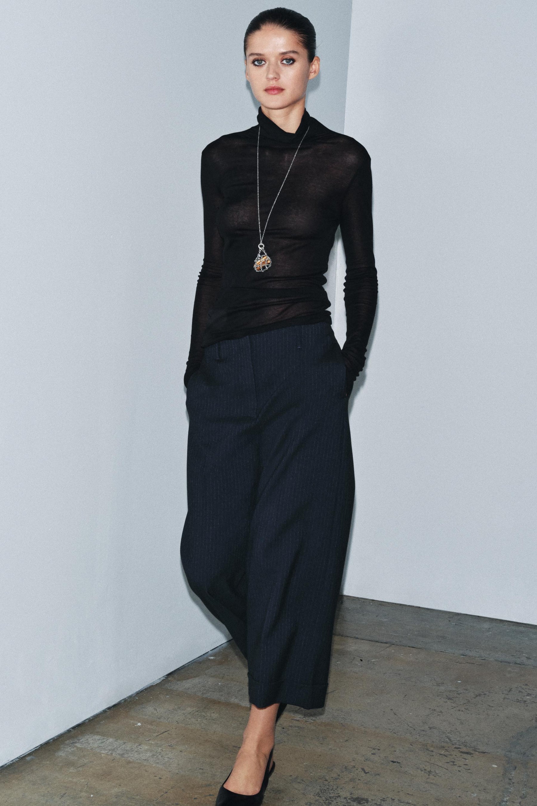Straight Ankle Trousers