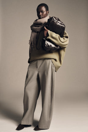 Herringbone Balloon Trousers