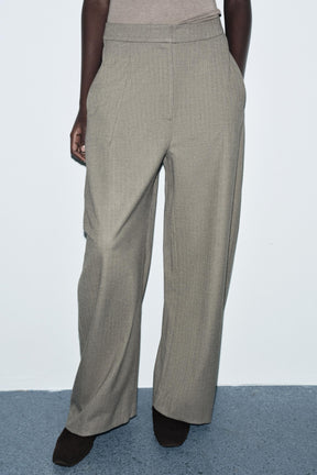 Herringbone Balloon Trousers