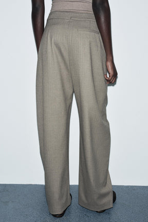 Herringbone Balloon Trousers