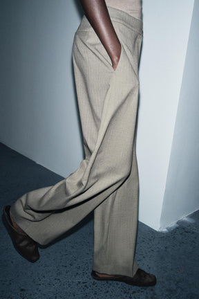 Herringbone Balloon Trousers