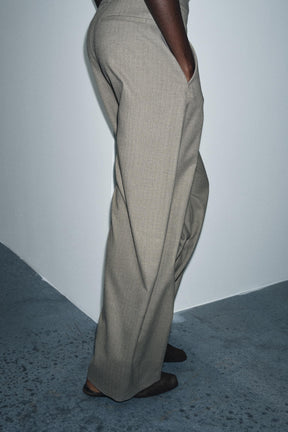 Herringbone Balloon Trousers
