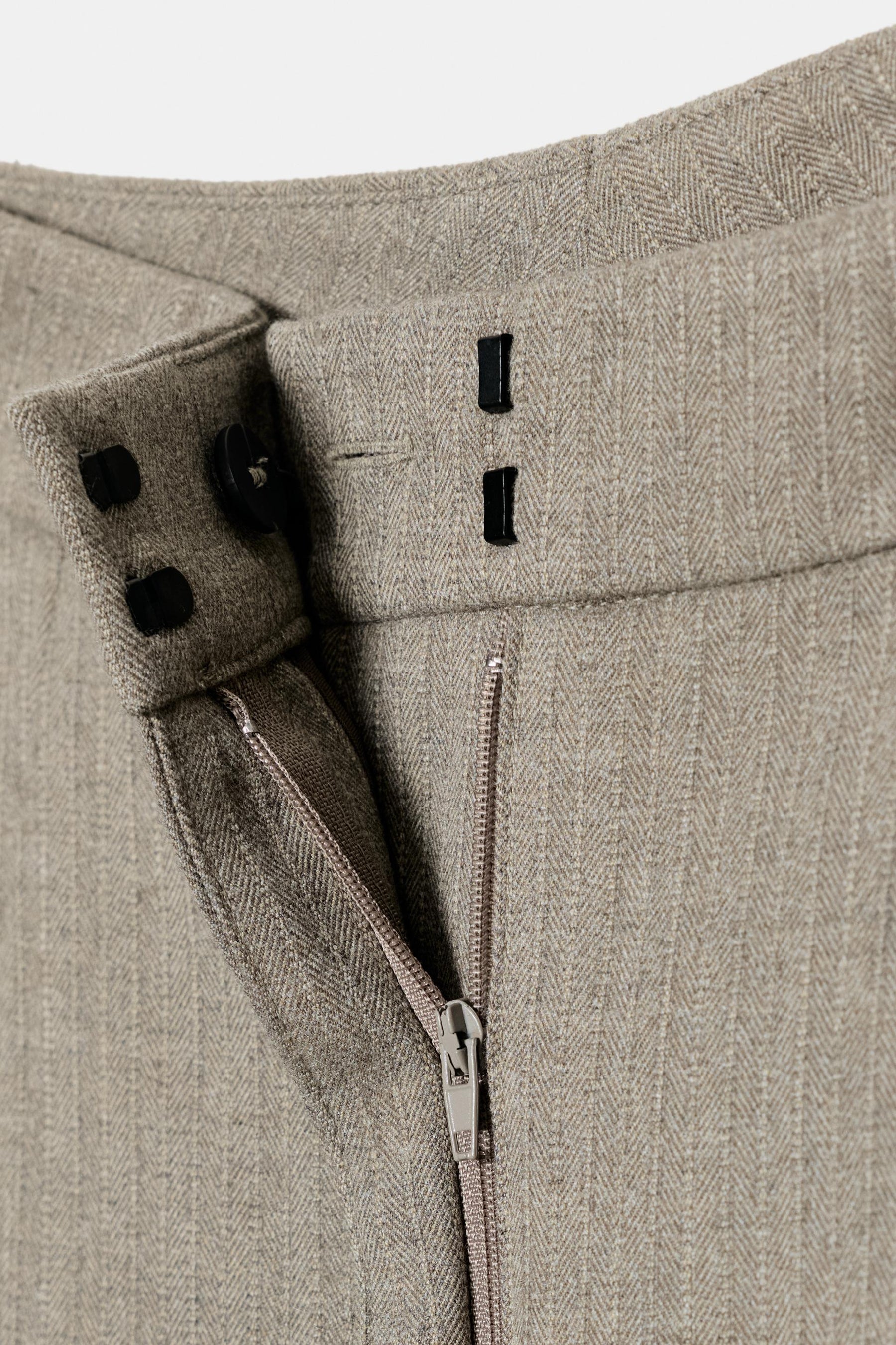 Herringbone Balloon Trousers