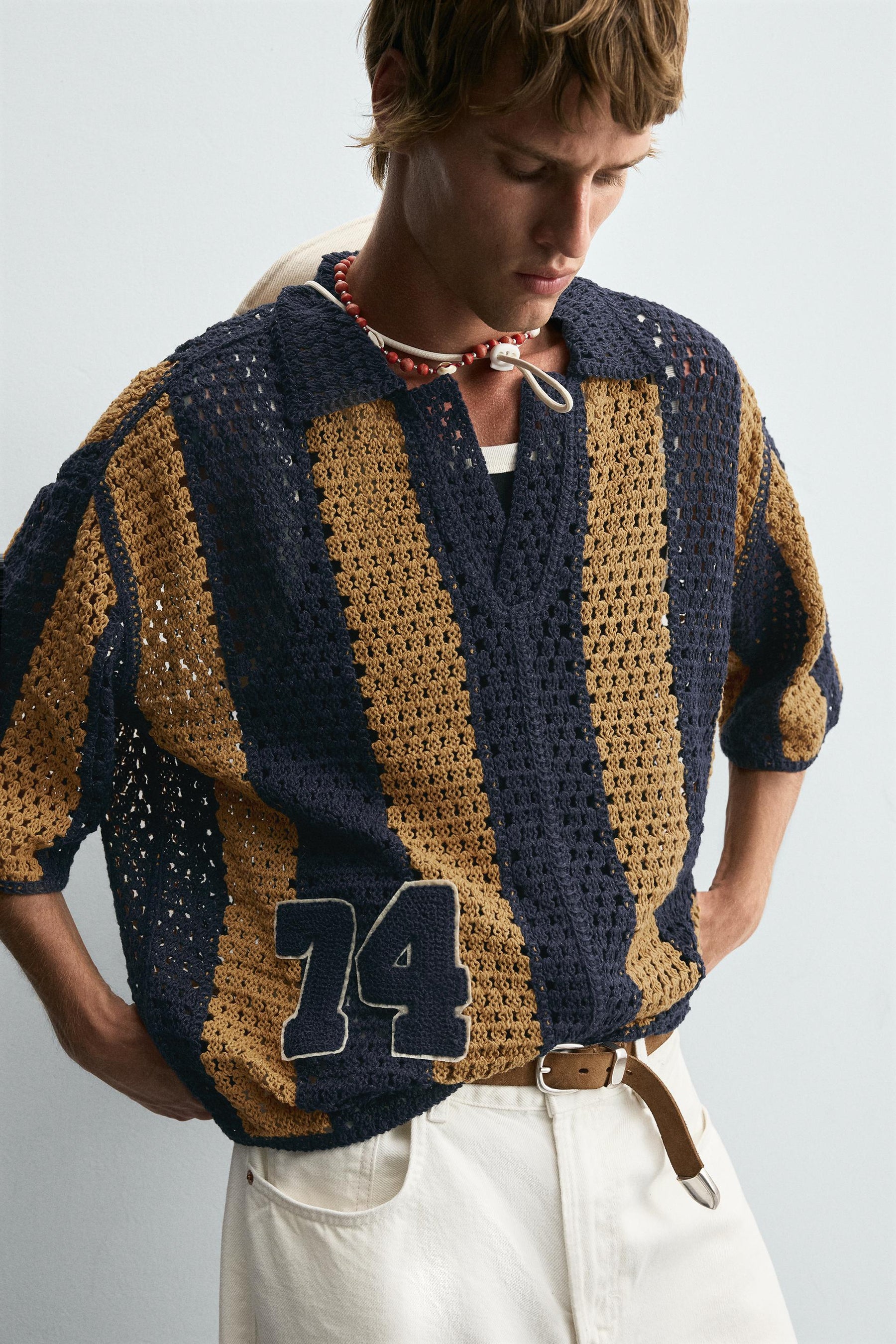 CROCHET PATCH SHIRT - Image 6