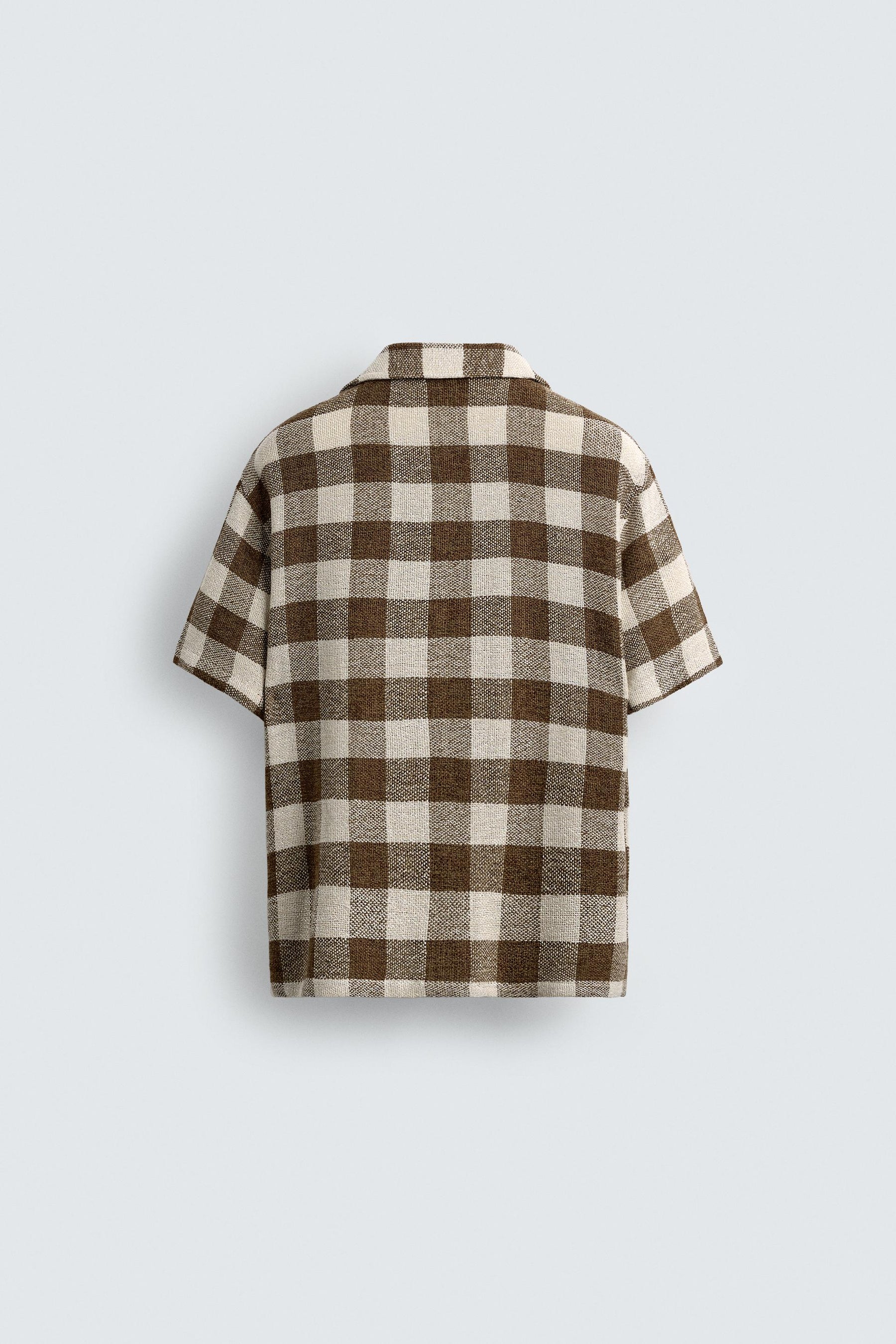 TEXTURED CHECK SHIRT - Image 9
