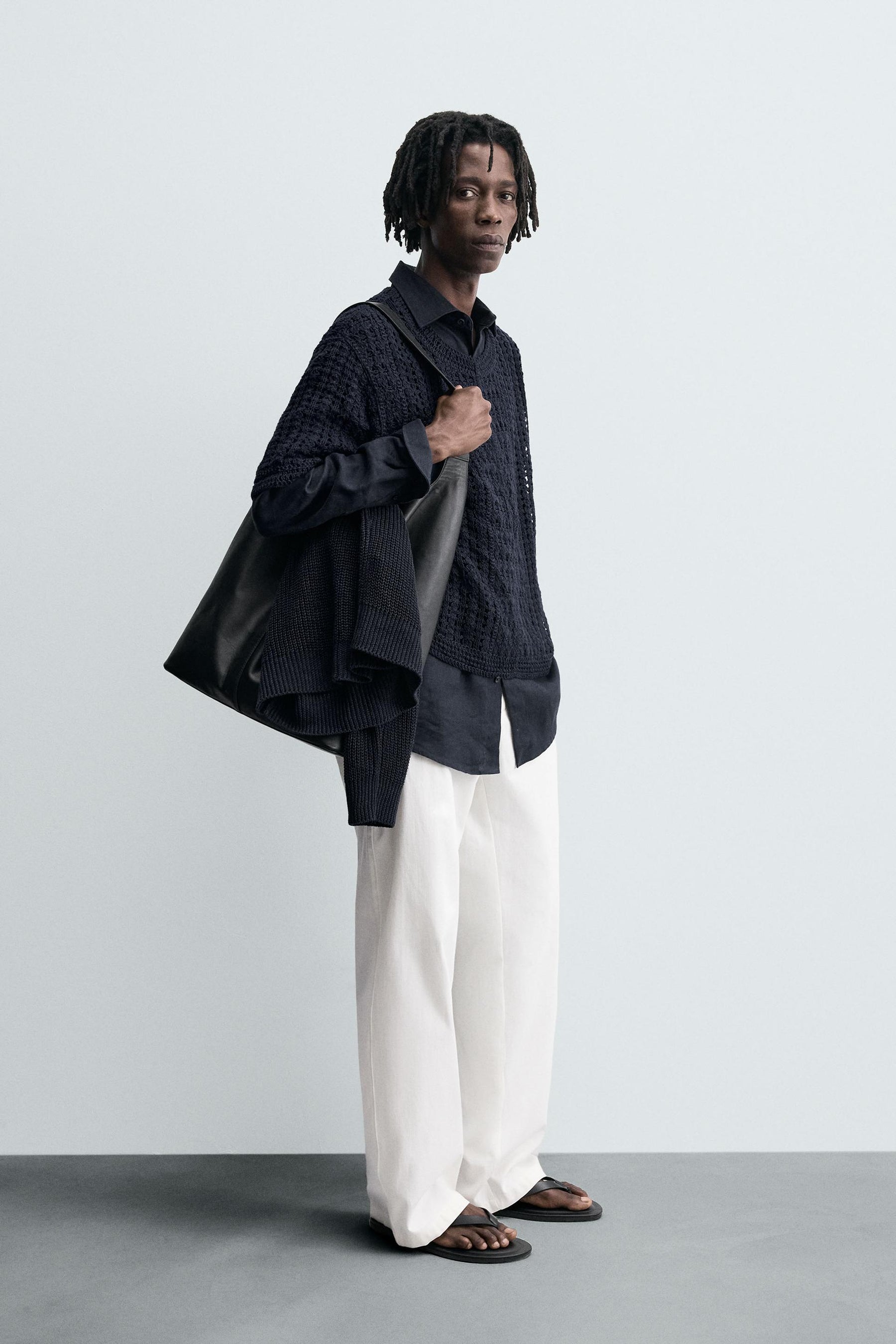 CROCHET TEXTURED T-SHIRT - Image 4