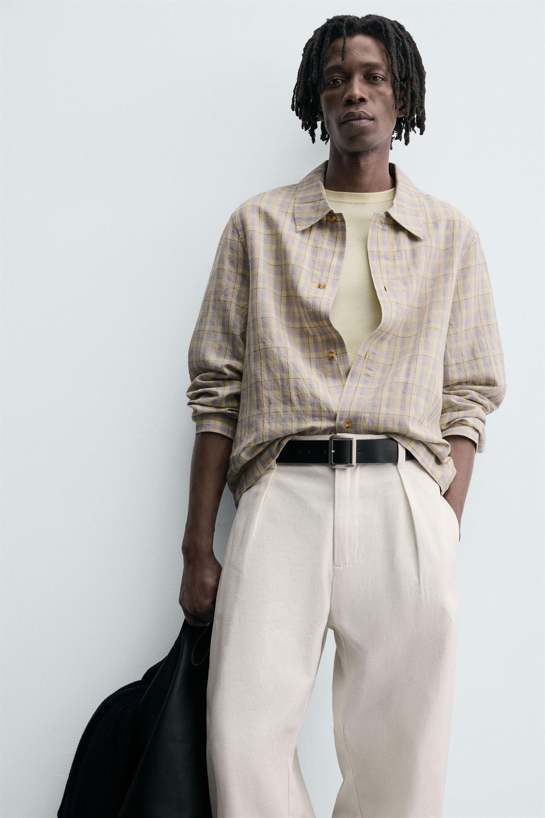 TEXTURED CHECK SHIRT - Image 6