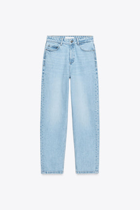 High-waist comfort jeans