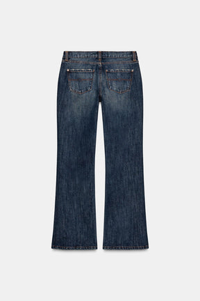 Low-Rise Bootcut Jeans