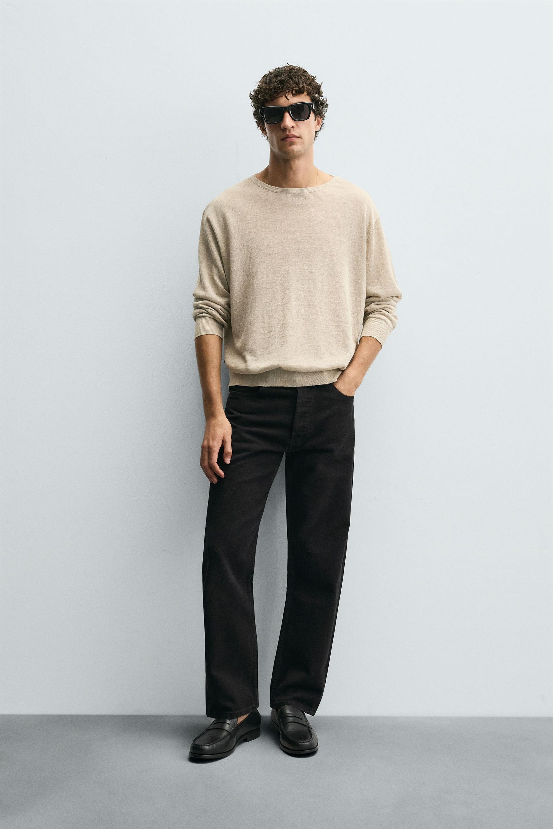 REGULAR STRAIGHT FIT JEANS - Image 1