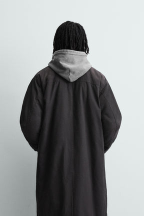 FADED DENIM COAT - Image 3