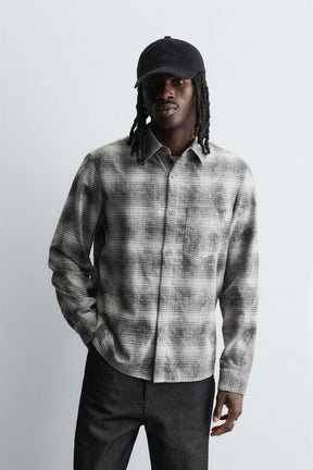 RELAXED FIT CHECK SHIRT - Image 2