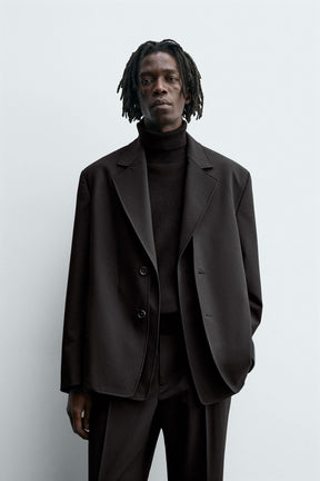 DETACHABLE LAPEL BLAZER SUIT - Image 2