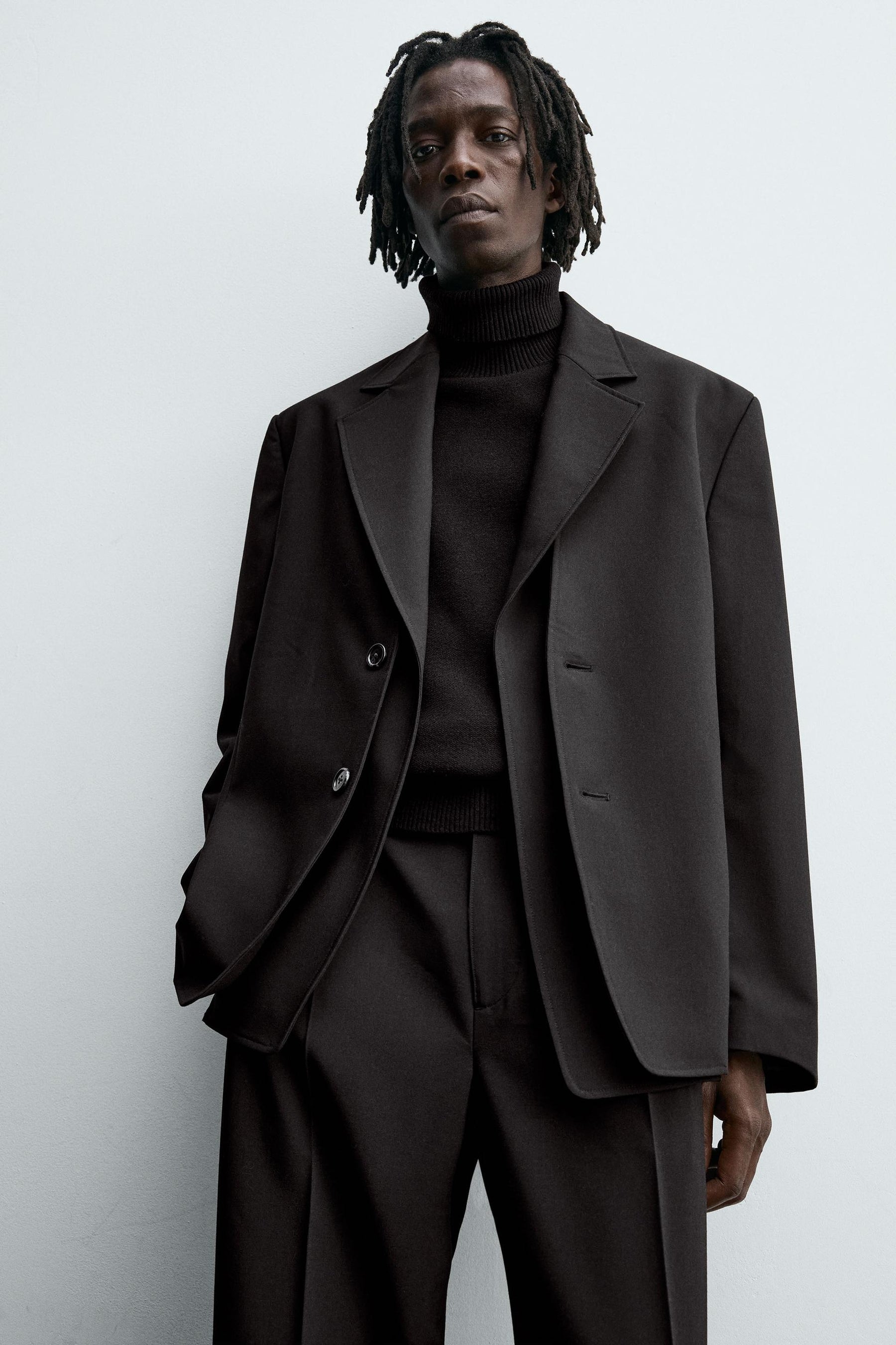 DETACHABLE LAPEL BLAZER SUIT - Image 5