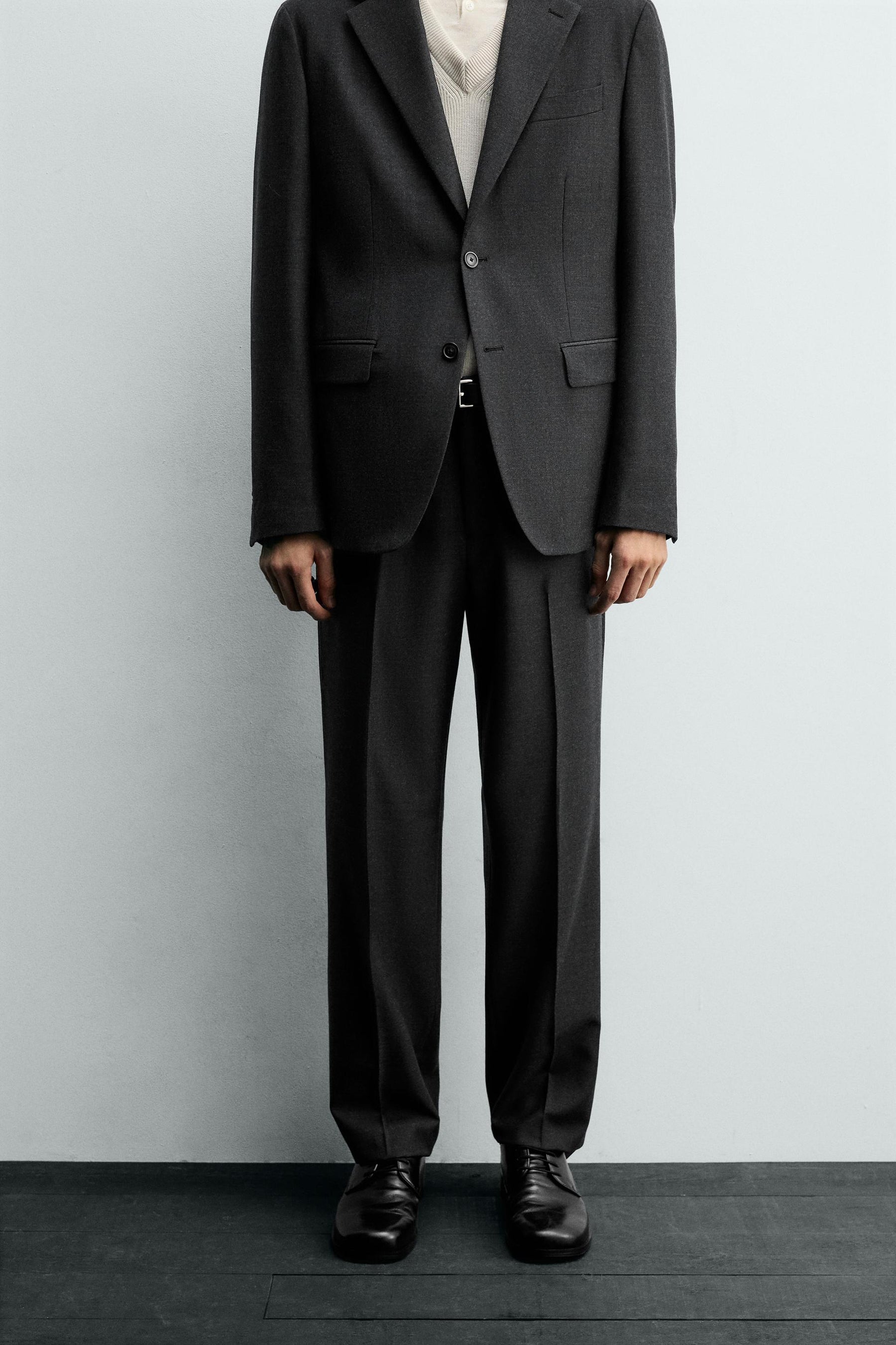 WOOL SUIT TROUSERS - Image 2