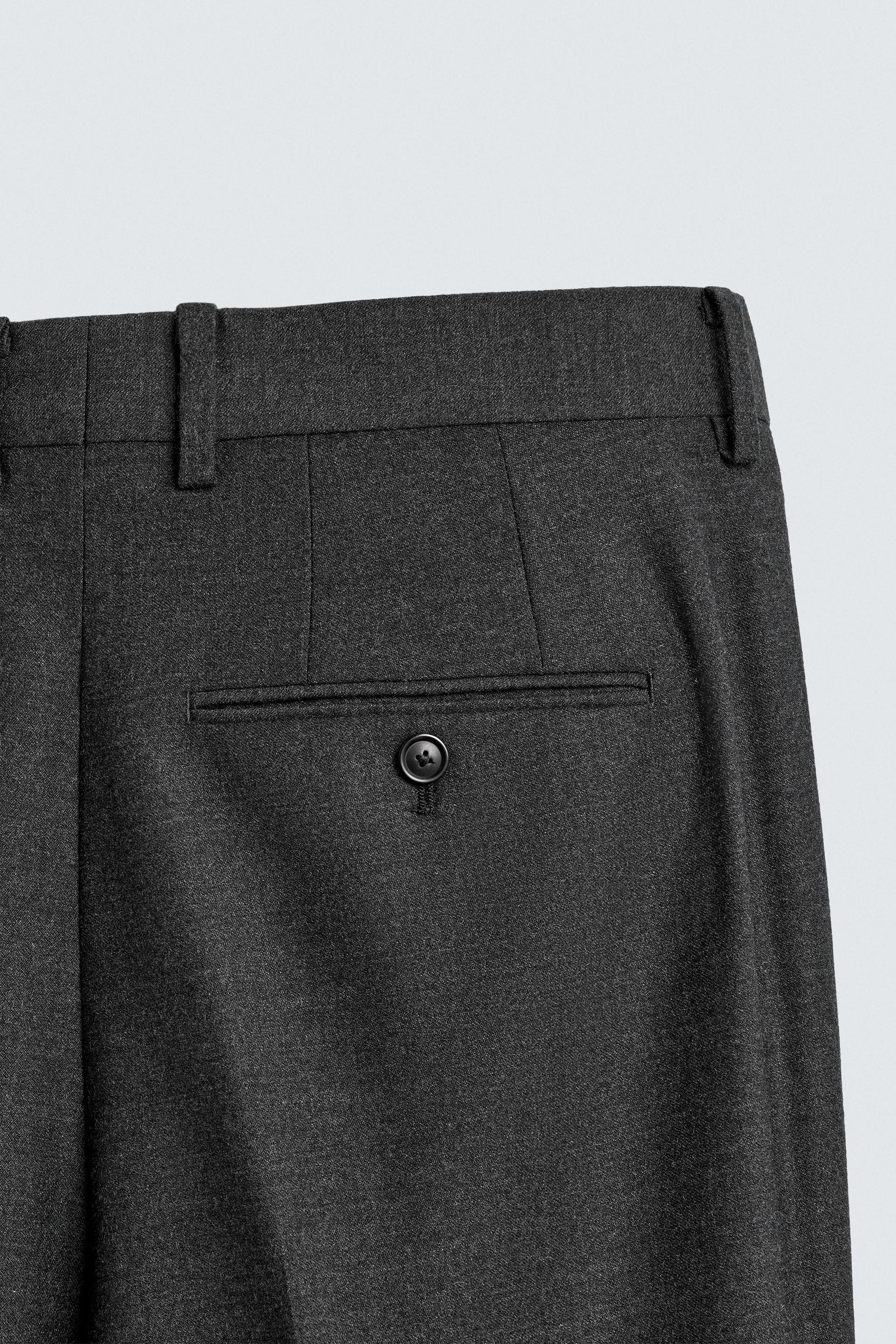 WOOL SUIT TROUSERS - Image 10