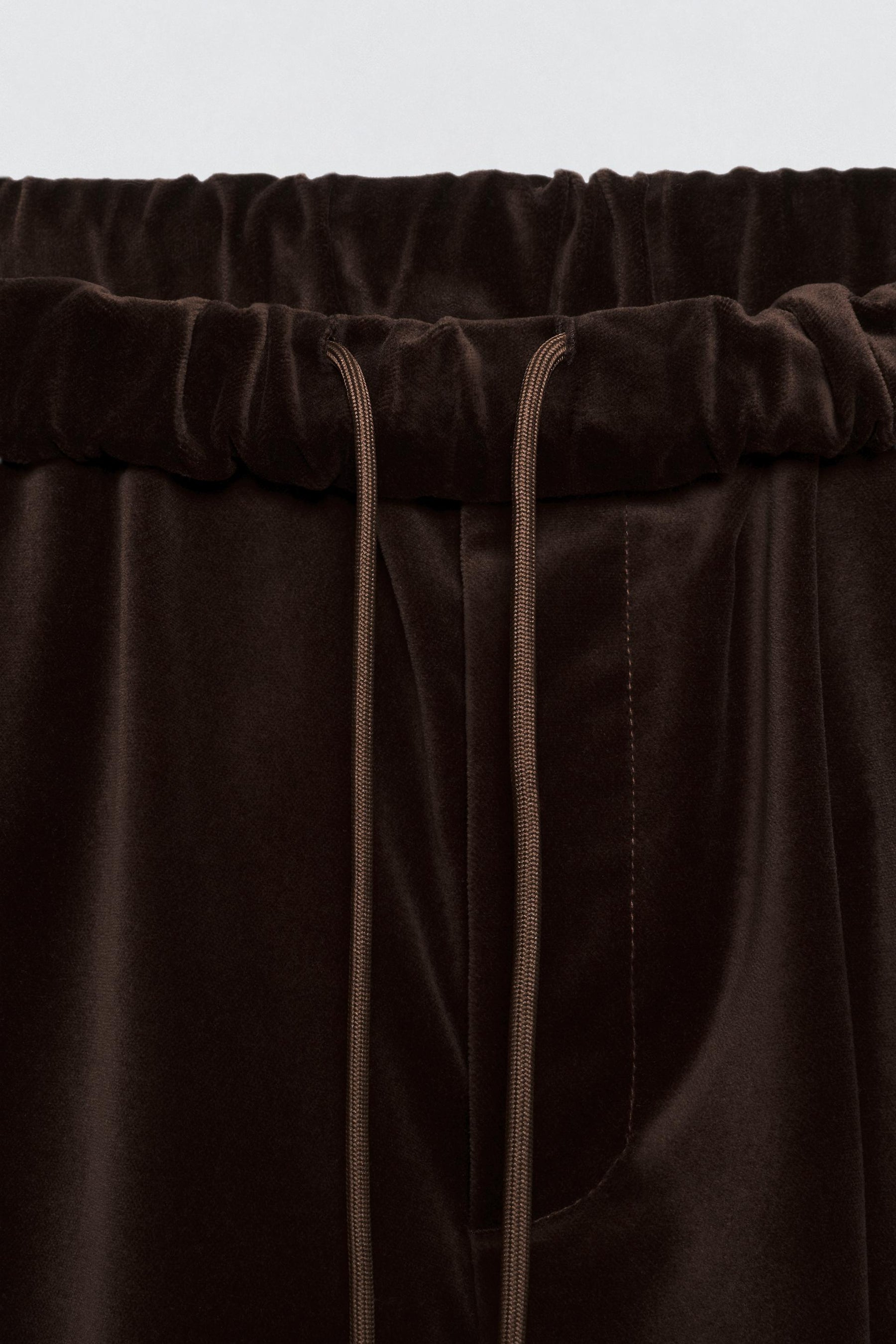 RELAXED FIT VELVET TROUSERS SOSHIOTSUKI X - Image 6
