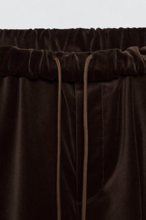 RELAXED FIT VELVET TROUSERS SOSHIOTSUKI X - Image 6