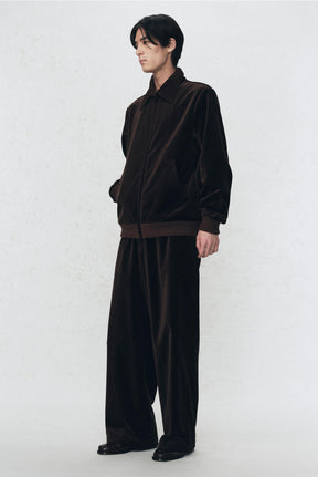 RELAXED FIT VELVET TROUSERS SOSHIOTSUKI X - Image 1