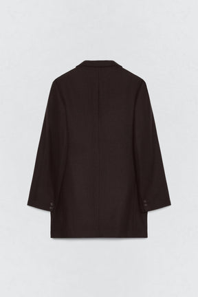 Flannel Smoking Blazer