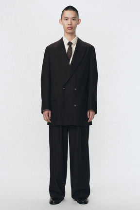PLEATED FLANNEL SUIT TROUSERS SOSHIOTSUKI X - Image 1
