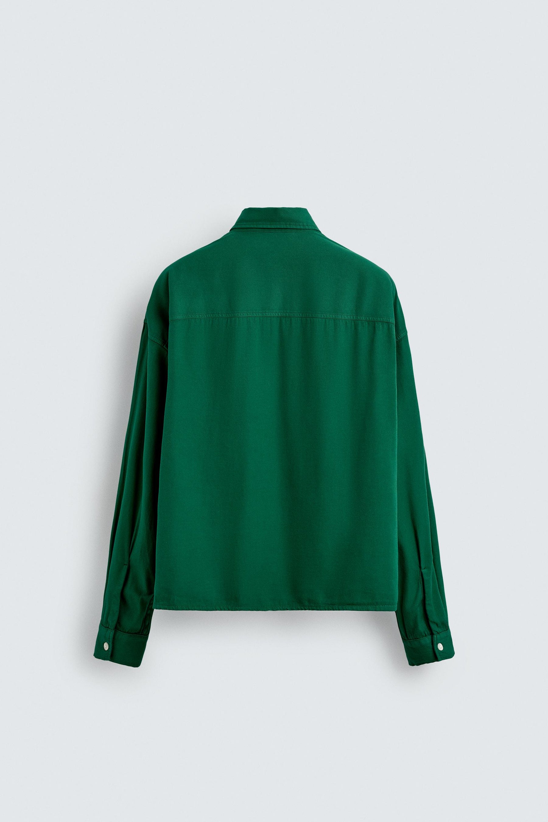 CONTRAST EMBROIDERY SHIRT - Image 7