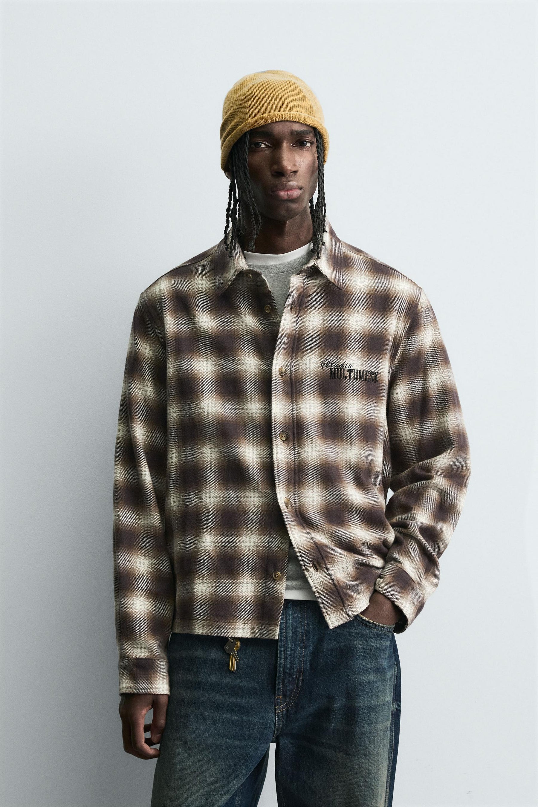 EMBROIDERED CHECK SHIRT - Image 2