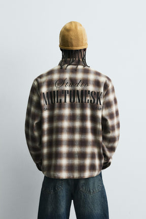EMBROIDERED CHECK SHIRT - Image 3
