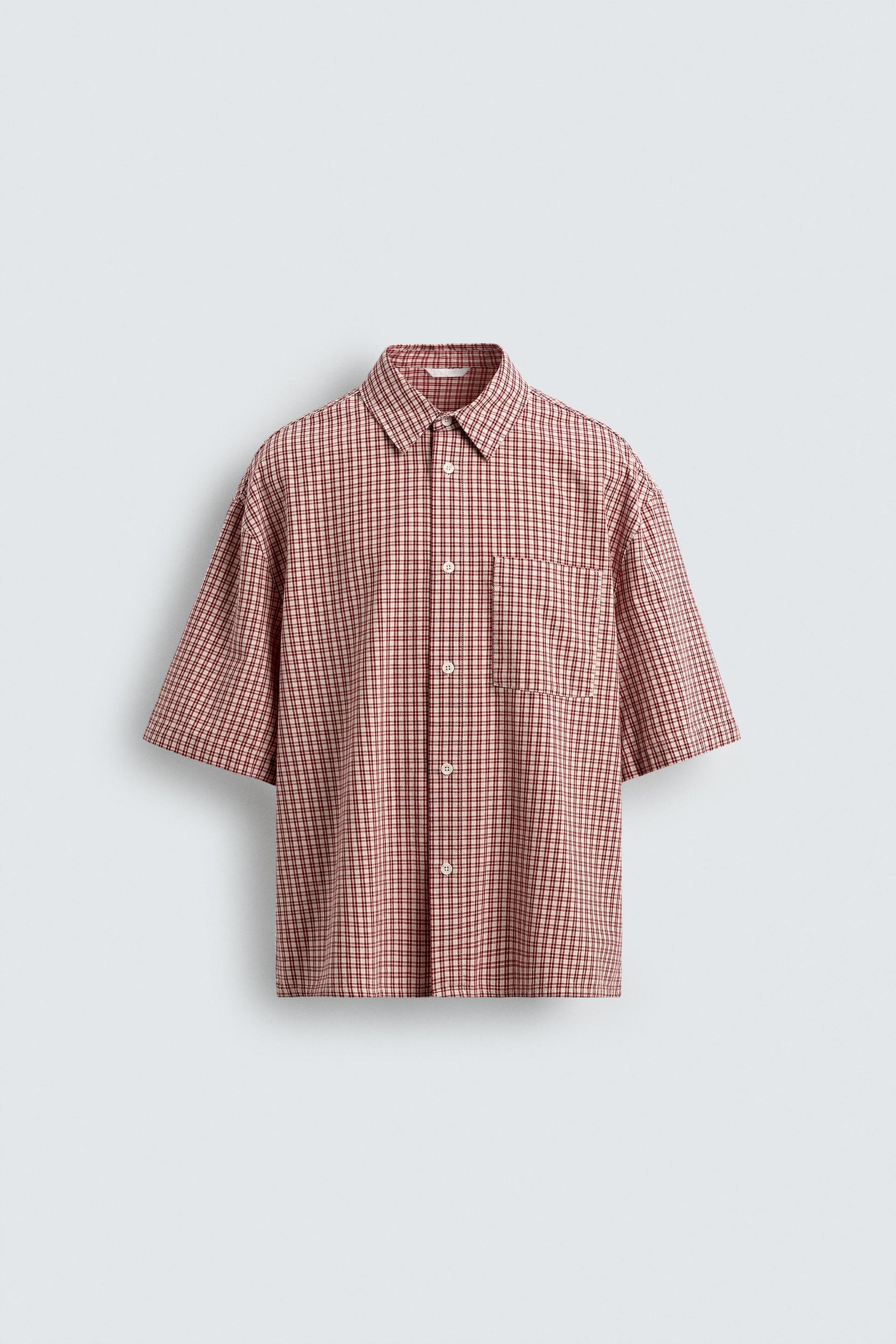 RELAXED FIT CHECK SHIRT - Image 7