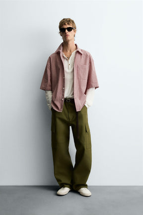 RELAXED FIT CHECK SHIRT - Image 1