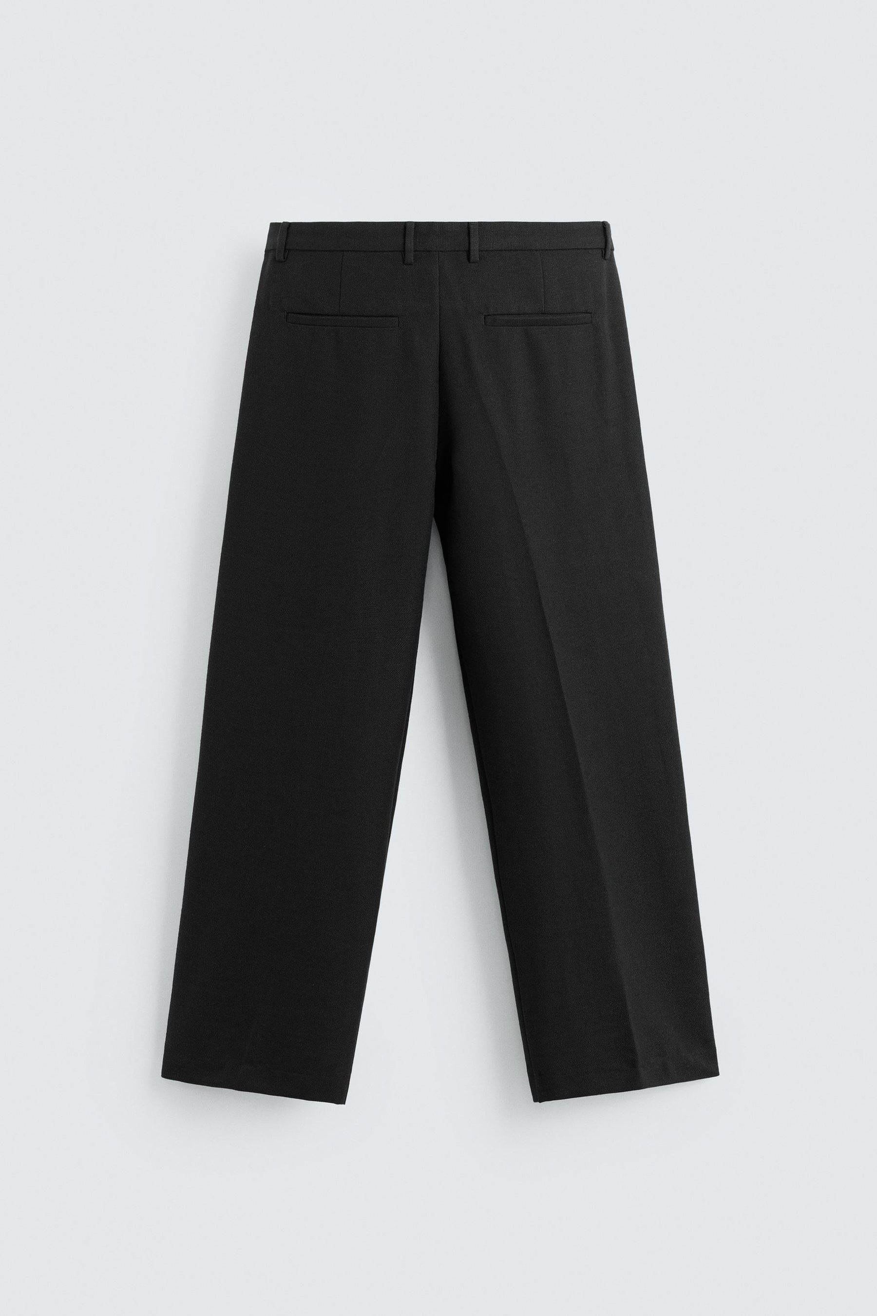 RELAXED FIT PLEATED TROUSERS - Image 6