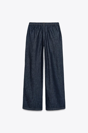 Wide-leg Jogger Jeans