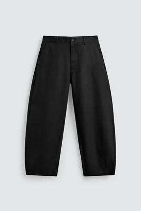 Barrel Leg Trousers