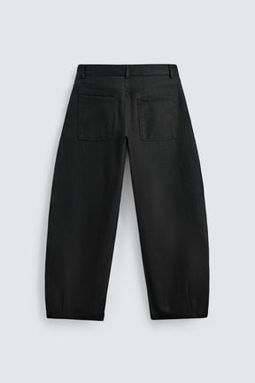 Barrel Leg Trousers