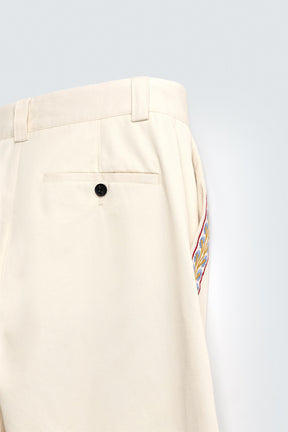 EMBROIDERED STRIPE TROUSERS - Image 8