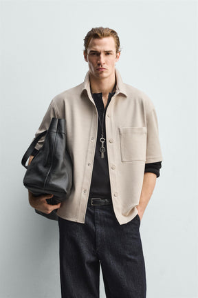 Wrinkle-Free Comfort Overshirt