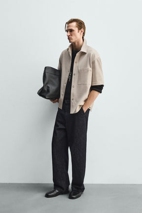 Wrinkle-Free Comfort Overshirt