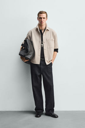 Wrinkle-Free Comfort Overshirt