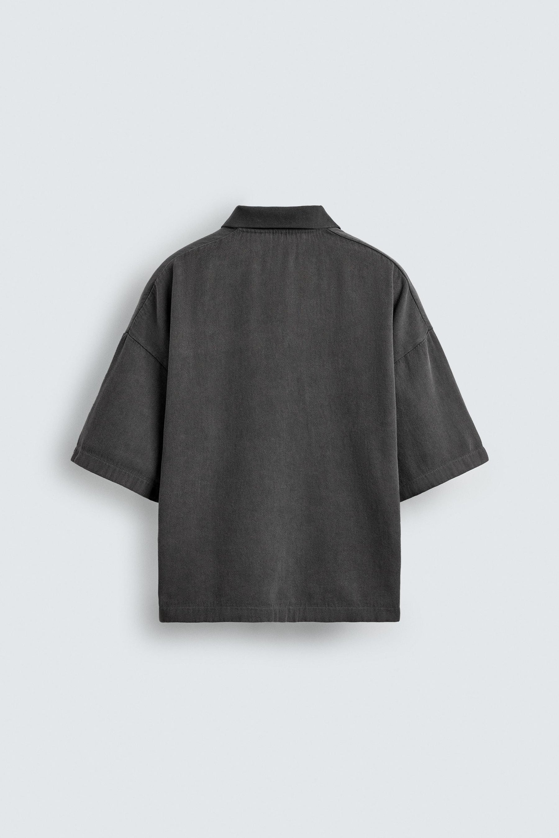 EMBROIDERED SLOGAN POLO SHIRT - Image 7