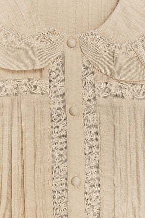 Embroidered Peter Pan Shirt