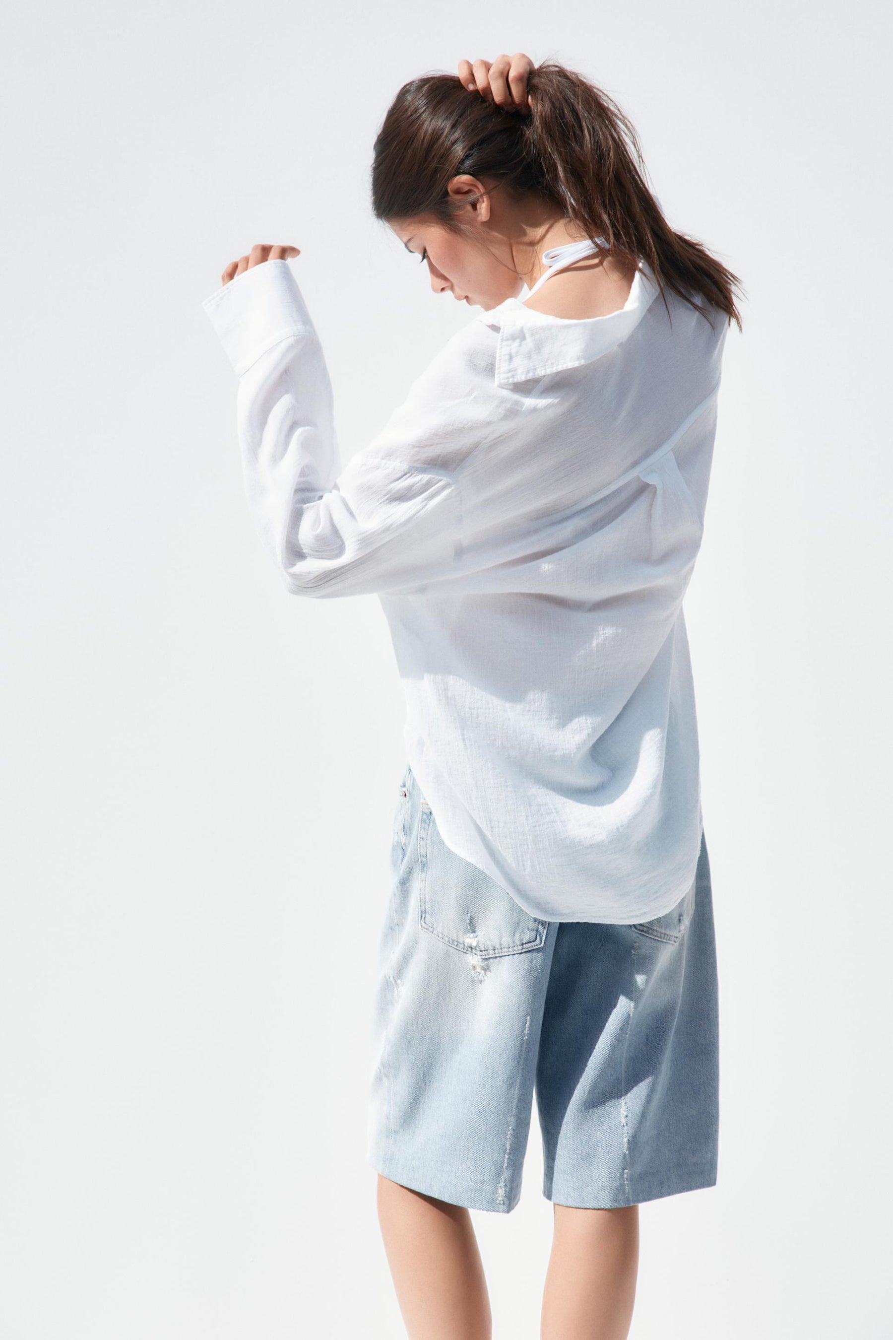 Oversized Gauze Shirt